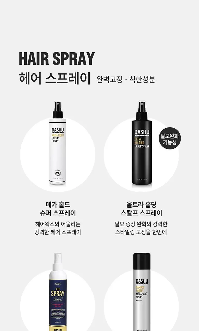 [변우석 Pick]다슈 포맨 와일드 디자인 머클 왁스 100ml+스프레이 50ml 상세페이지 32